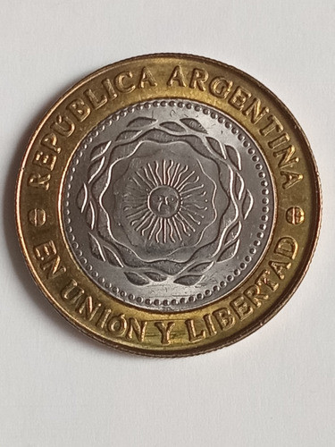 Argentina 2010. Moneda De 2 Pesos, Variante Ojos Saltones!!! 1