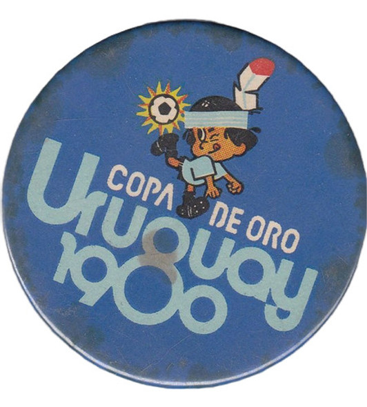 Insignia Pin Fútbol Rara Vintage Uruguay Copa De Oro 1980 0