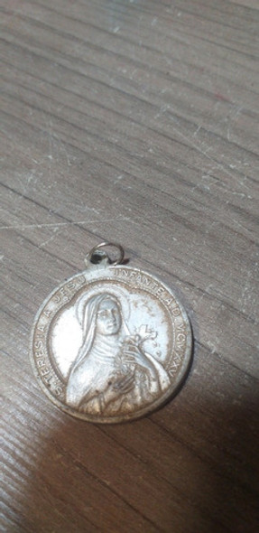 Antigua Medalla Del Sagrado Corazón De Jesús 1