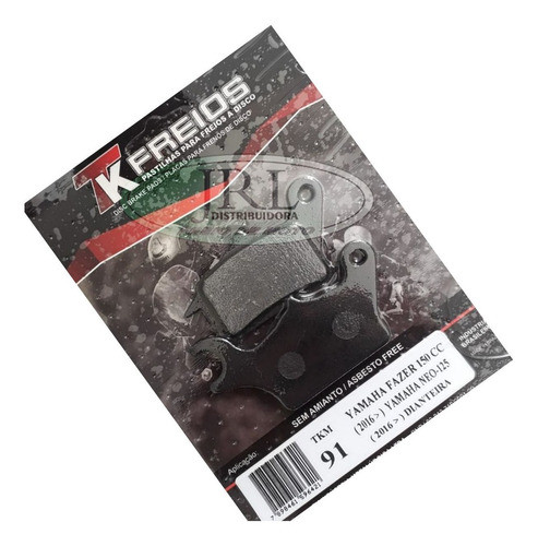 Pastilha De Freio Dianteira Yamaha Neo 125 Anos 2017 A 2019 1