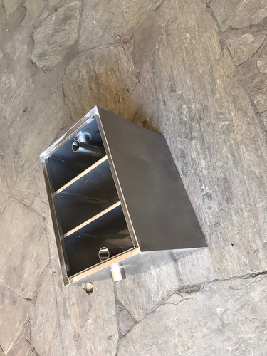 Grasera De Acero Inoxidable Marca Loguea 1