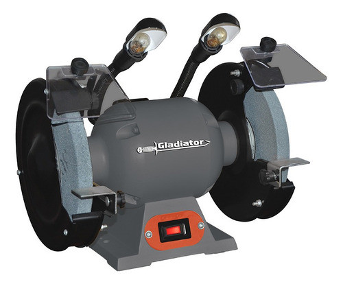 Amoladora Y Esmeril De Banco 3/4hp C/luz Gladiator Ab608 Rb. 0
