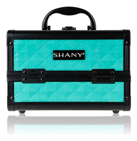 Estuche De Maquillaje Portátil Turquesa Multifuncional 0