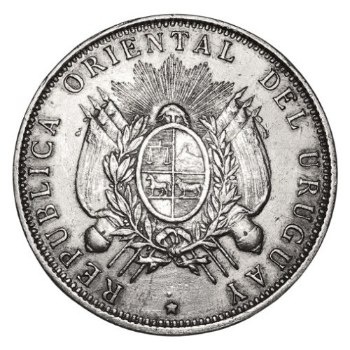 Mg* Moneda Uruguay - 50 Centésimos 1894 1