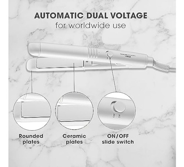 Conair Travel Smart - Plancha Plana De Viaje, 1 Conair Travel Smart - Plancha Plana De Viaje, 1