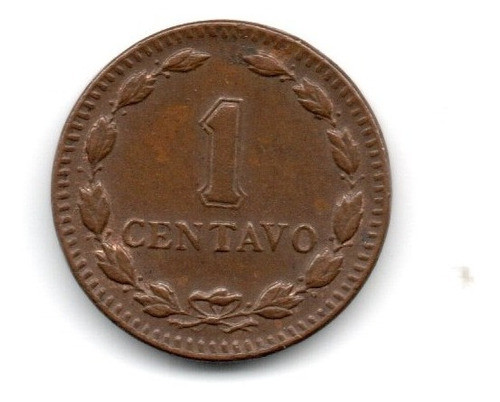 Moneda Argentina 1 Centavo Año 1940 Cobre Ex 1