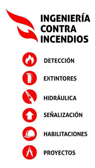 Cartel Fotoluminicente Extintor  24 X 32 1