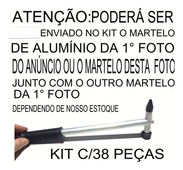Repuxadeira Martelinho Ouro Kit Americano+ventosas 38 Peças 1
