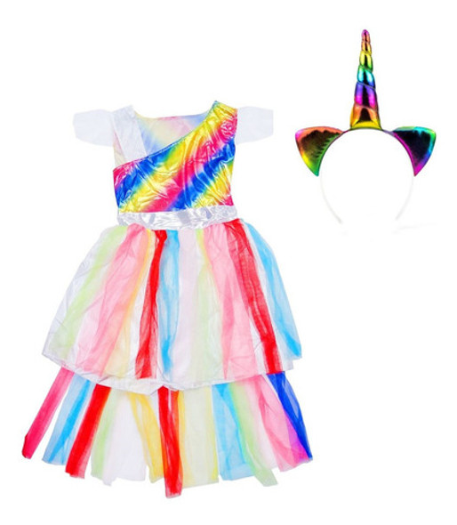 Disfraz Infantil De Unicornio Todos Los Talles 0