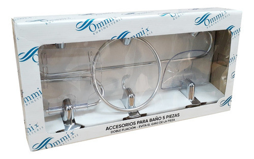 Set Accesorios Para Baño 5 Piezas Ommix 0