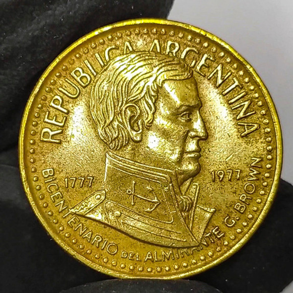 Argentina 5 Pesos 1977 Antigua Moneda De Colección 1