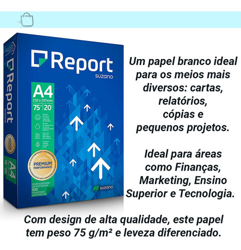 Report Premium 75g Papel Para Trabalhos Escolares 1