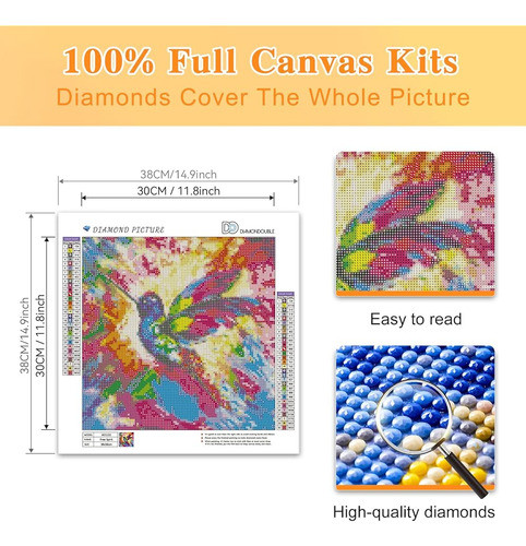 Diamondouble Kits De Pintura De Diamantes Para Adultos, Arte 1