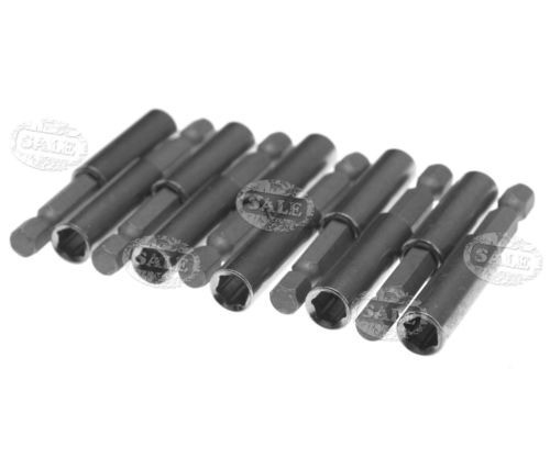 10pcs Magnético 1/4  Taladro Hexagonal Portapuntas Ampliar P 0