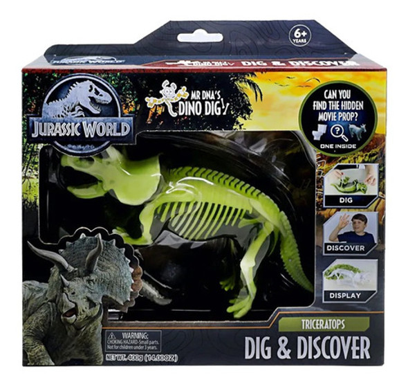 Jurassic World Juego De Excavacion Triceratops 0