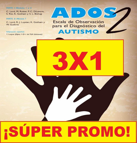 Test Ados 2 Escala Observación Diagnóstico Autismo Promo!!! 0