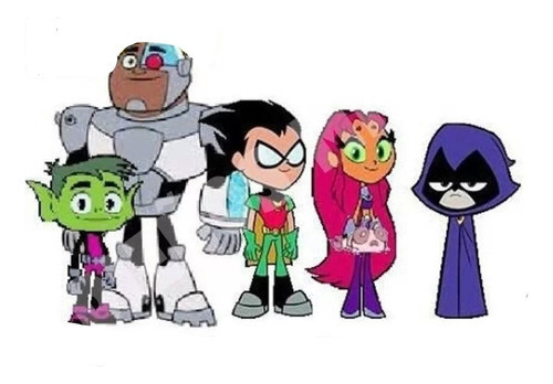 Kit Imprimible Candy Bar Jovenes Titanes En Accion 0