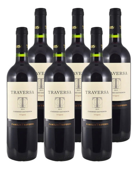 Vino Traversa Cabernet Sauvignon Sin Roble Botella 750ml X 6 0