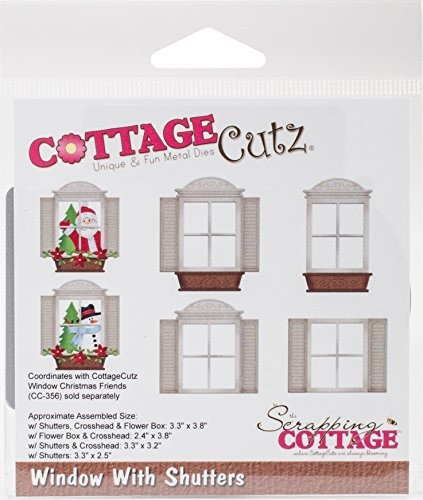 Cottagecutz Cc-357 Muere Ventana Con Persianas 2.4 Pulgadas 0