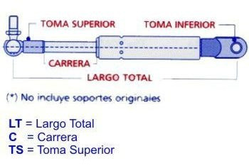 Amortiguador Puerta Kia Besta 0