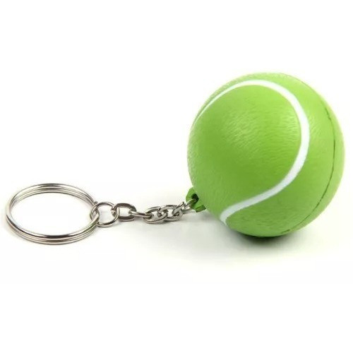 Llavero Pelota De Tenis Tennis De Goma Antiestres X1 0