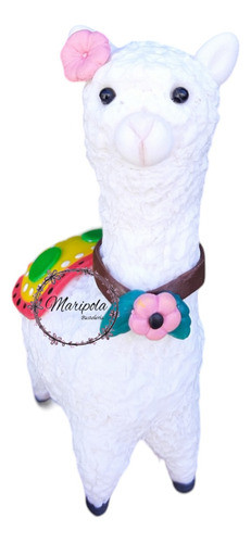 Adorno De Tortas. Llama En Porcelana Fría 0