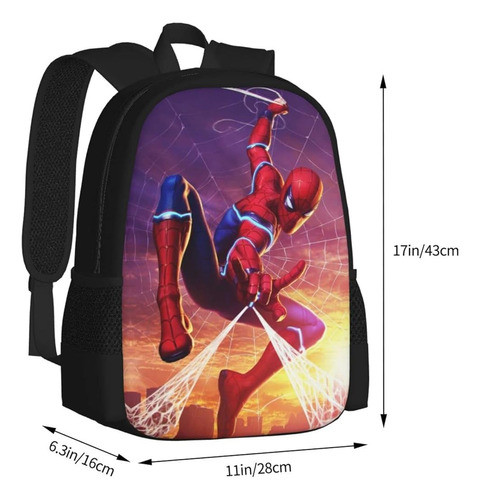 Juventud 17inch Mochila Cartoon Gran Capacidad Casual Daypac 1
