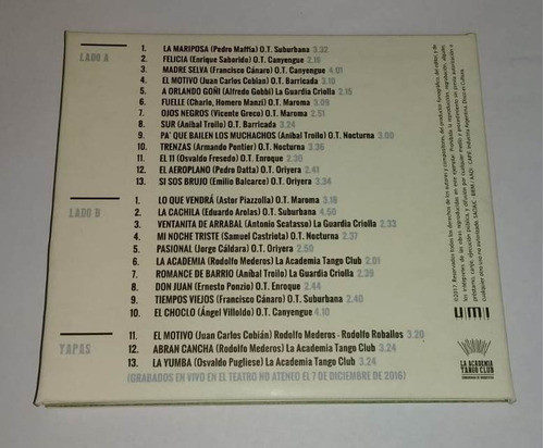 La Academia Tango Club - Comunidad De Orquestas Cd / Kktus 1