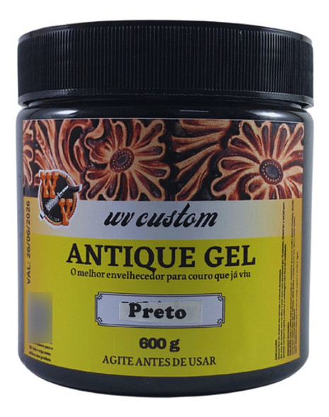 Tinta Envelhecimento De Couro Antique Gel 600g - Wvcustom 1
