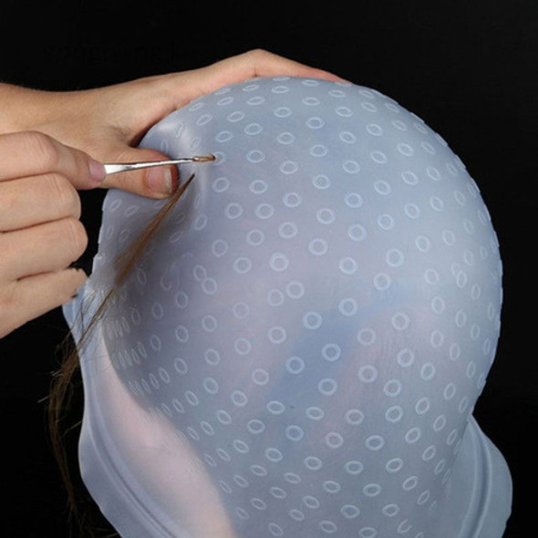 Touca Silicone Transparente Mechas Luzes Reflexo Cabelo 1