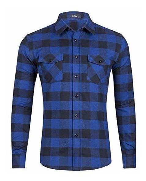 Mcedar Camisa De Franela A Cuadros Para Hombre: Camisa Casua 0 Mcedar Camisa De Franela A Cuadros Para Hombre: Camisa Casua 0