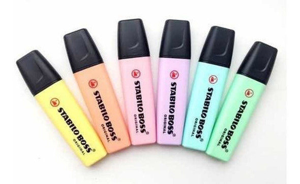 Marcador Fluo Pastel Stabilo Boss X 6 0