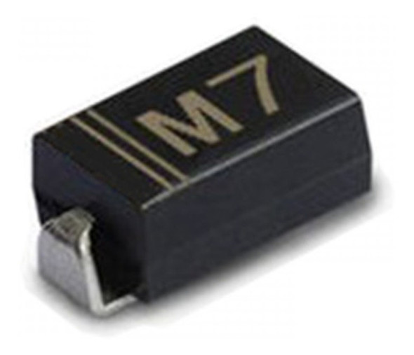 Diodo Rectificador 1n4007 Sod 23 Smd Pack X 100 - 2gtech 0