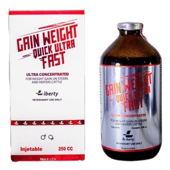 Gain Weight Ultra Fast 250ml-ganho Rapido Depeso Engorda Top 0