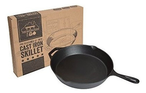Sartén Fresh Australian Kitchen Hierro Fundido Curado 12.5in 1