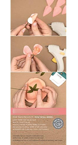 Lia Griffith Lg40001 Kit De Flores De Papel Crepé, Rosas, Ta 1