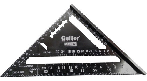 Escuadra Alu Speed Con Sombrero Reforzada Grabada Guiller 0