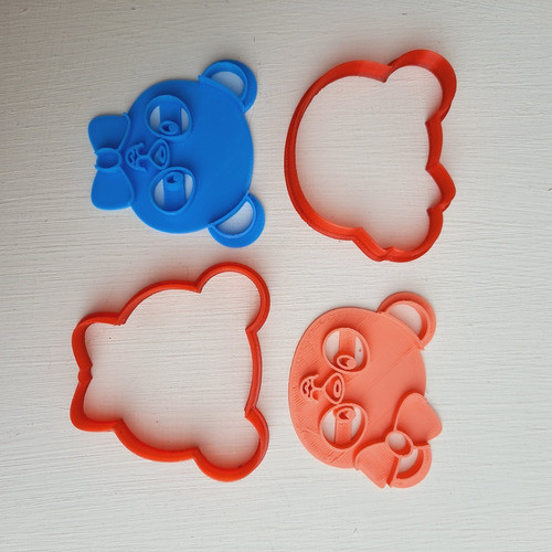 Cortantes Galletas Temática Ositos De Gala X2 1