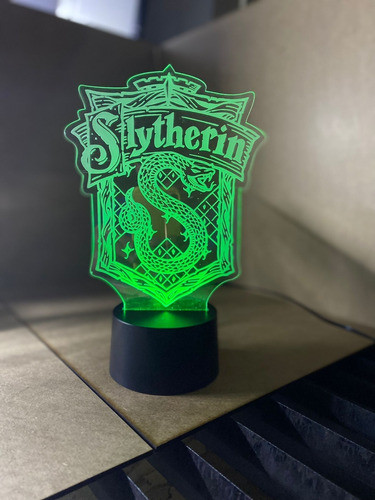 Lampara Led Escudo Slytherin Hp, Consulte Por Personalizadas 1
