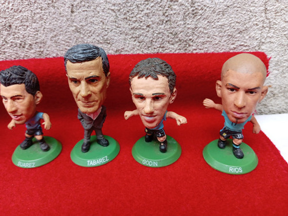 Muñecos Selección Uruguaya Suárez, Tabarez, Forlan 0 Muñecos Selección Uruguaya Suárez, Tabarez, Forlan 0