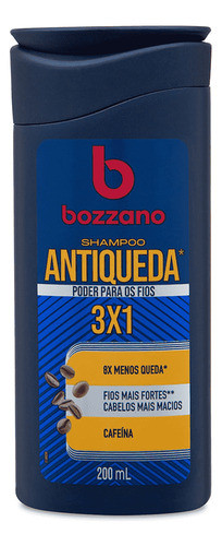 Kit 3 Shampoo Antiqueda 3x1 Bozzano 200ml 0