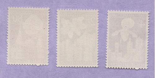 Sellos N° 961 Al 963 De Bélgica 1