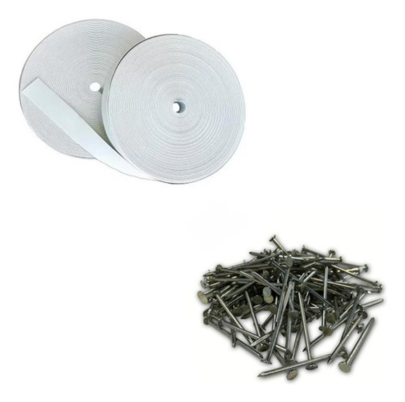 Kit Fita De Marcação 50 Mts Saibro + 5 Kg Prego Frete Grátis 0