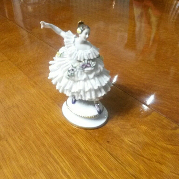 Bailarina De Porcelana Alemana Sellada 1 Bailarina De Porcelana Alemana Sellada 1