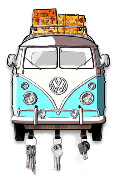 Portallaves Kombi Volkswagen Classic Auto Clasico Vw Retro 0