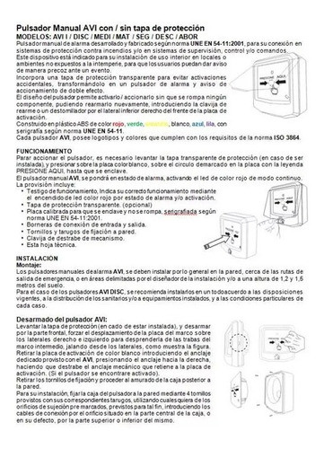Pulsador Alarma Discapacitados Ley 962 C.a.b.a. 1