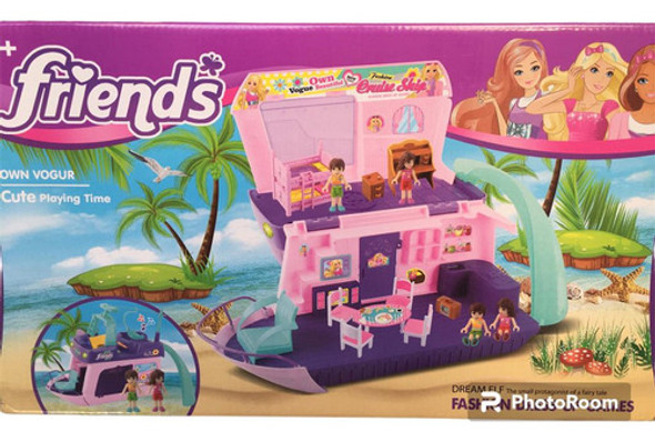Barco De Muñecas El Mas Grande Con Muebles Deluxe + Envio 0