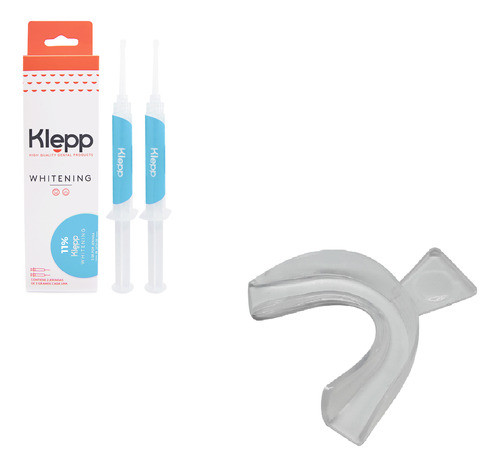 Blanqueamiento Dental Klepp 11% X2 Jeringas 3gr + Cubeta 0