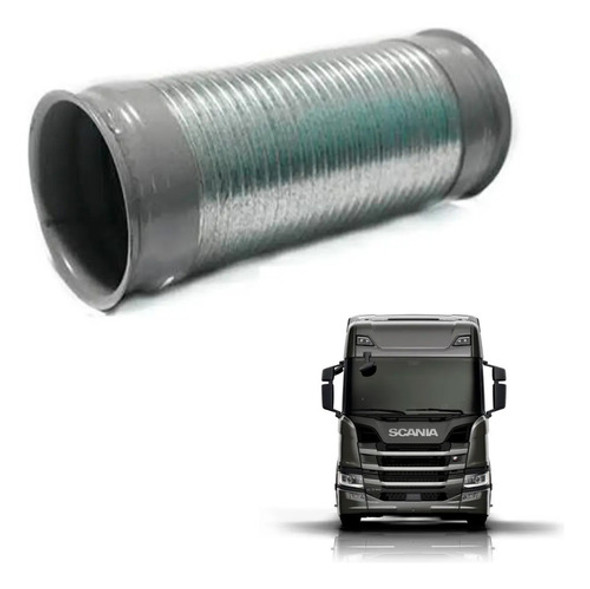 Tubo Flexivel Aco Galvanizado 4.1/2 X 310mm Intermediario Pa 1 Tubo Flexivel Aco Galvanizado 4.1/2 X 310mm Intermediario Pa 1