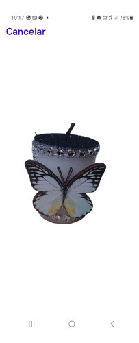 Velas Para Ceremonia De Quince, Mariposas 1